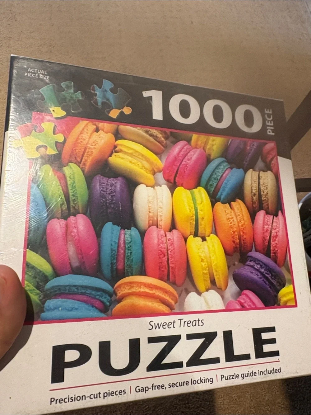 Sweet Treats Macaron Puzzle - Multicolor 1000-Piece 🧩🎉 🆕🩵🩷 (sealed)